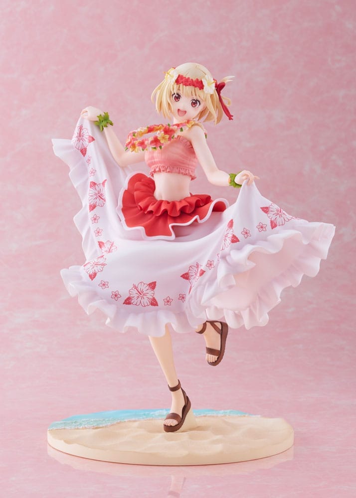 Lycoris.　0724 Lycoris Recoil PVC Statulėlė 1/7 Chisato Nishikigi Hawaii Ver. 24 cm